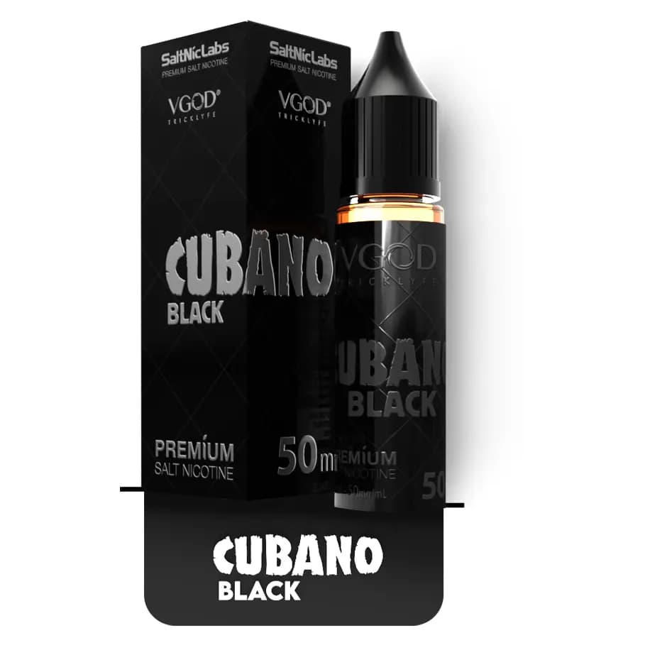 سالت نیکوتین کوبانو بلک تنباکو کارامل ویگاد | Vgod Cubano Black Saltnic