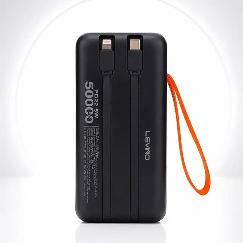 پاور بانک لوینو مدل N-54 ظرفیت 50000 میلی آمپر ساعت — تصویر ۶