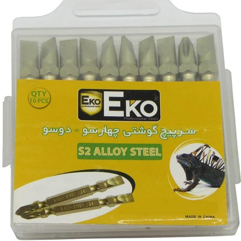 سر پیچ گوشتی آهنربایی دوسو و چهارسو EKO