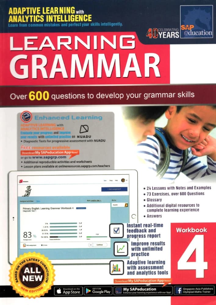 کتاب Learning Grammar 4 (یادگیری گرامر ۴) نسخه انگلیسی PDF