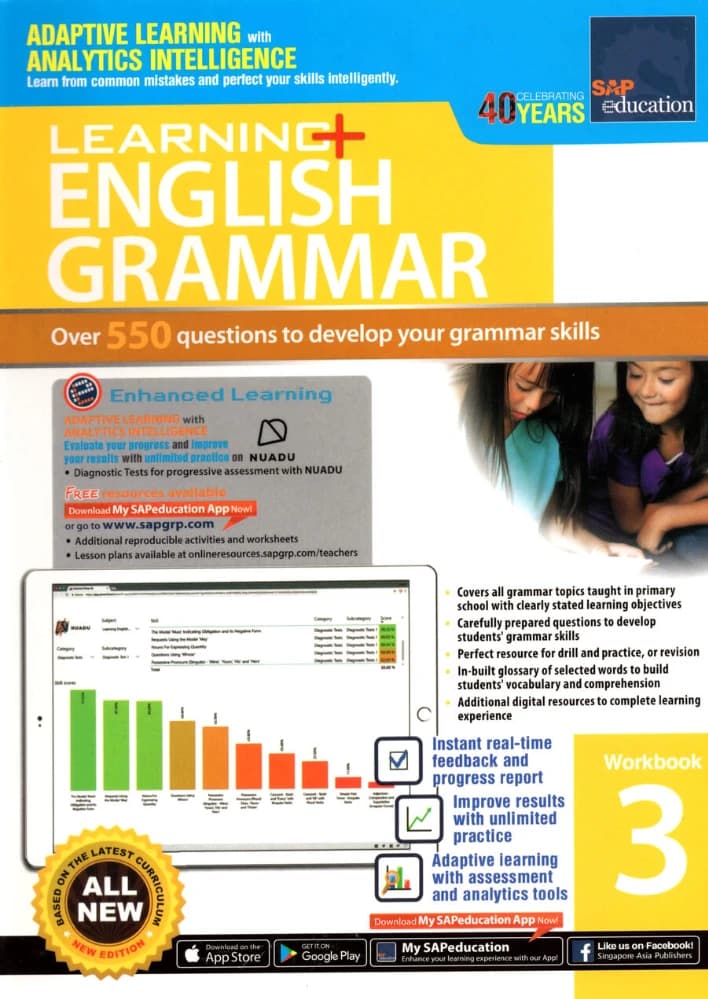 کتاب Learning Grammar 3 (یادگیری گرامر ۳) نسخه انگلیسی PDF