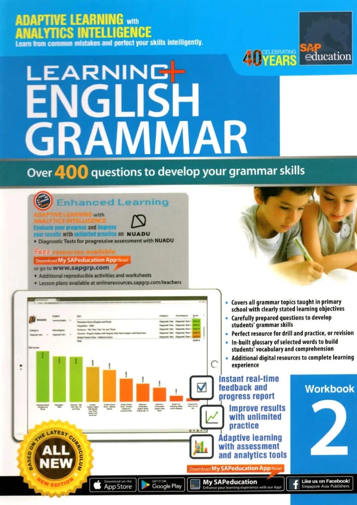 کتاب Learning Grammar 2 (یادگیری گرامر ۲) نسخه انگلیسی PDF