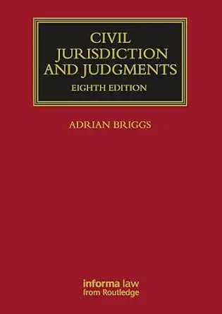 و دانلود نسخه کامل کتاب زبان اصلی Civil Jurisdiction and Judgments (Lloyd’s Commercial Law Library) | دانلود کتاب خارجی