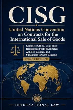 و دانلود نسخه کامل کتاب زبان اصلی CISG — United Nations Convention on Contracts for the International Sale of Goods: Complete Official Text, Fully Reorganized with Numbered Articles, Clauses, and