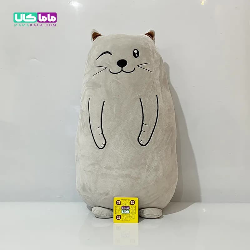 عروسک گربه بالشتی مدل ایستاده 50 سانتیمتر