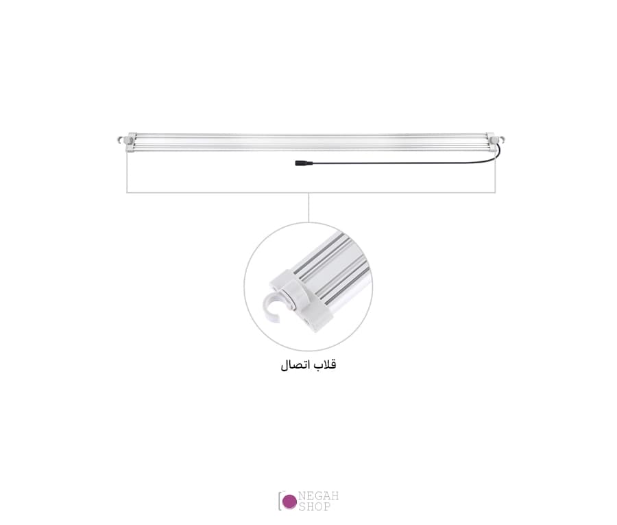 پنل نور ال ای دی 40 وات مخصوص اتاق نور 80 سانت Puluz PU5213 — تصویر ۳