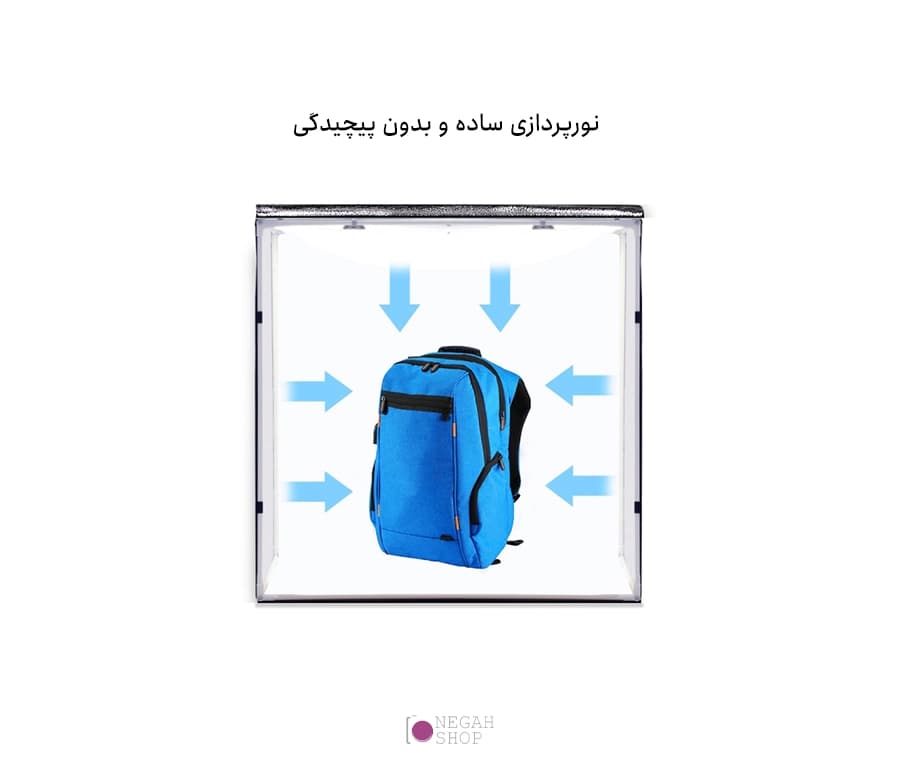 پنل نور ال ای دی 40 وات مخصوص اتاق نور 80 سانت Puluz PU5213 — تصویر ۴