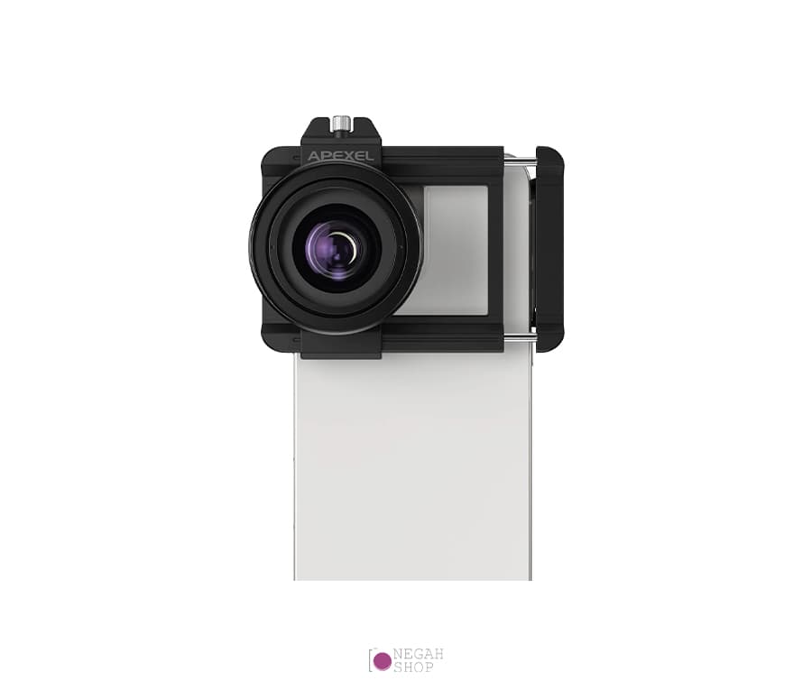 لنز ماکرو موبایل اپکسل مدل Apexel ZoomMacro APL‑ZM100 با بزرگ‌نمایی 10 تا 20 برابر مخصوص عکاسی کلوزآپ
