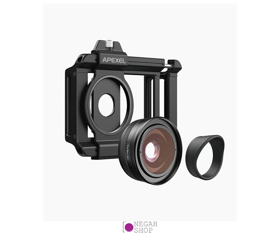 لنز ماکرو موبایل اپکسل مدل Apexel ZoomMacro APL‑ZM100 با بزرگنمایی 10 تا 20 برابر مخصوص عکاسی کلوزآپ — تصویر ۵