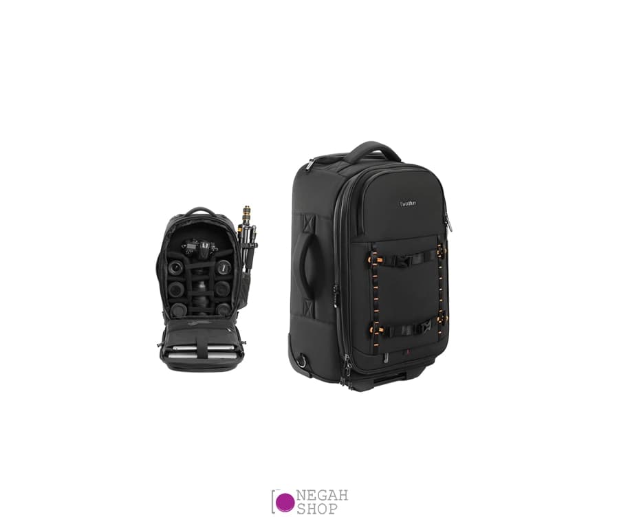 کیف کوله پشتی چرخدار دوربین عکاسی Cwatcun D136