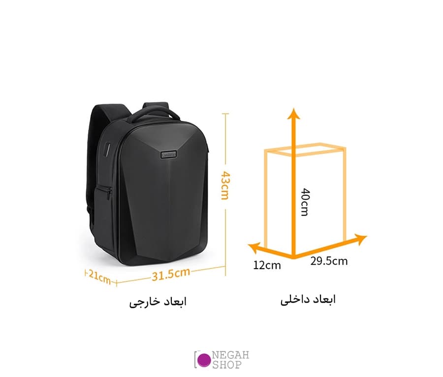 کیف کوله پشتی دوربین عکاسی Cwatcun D108 — تصویر ۳
