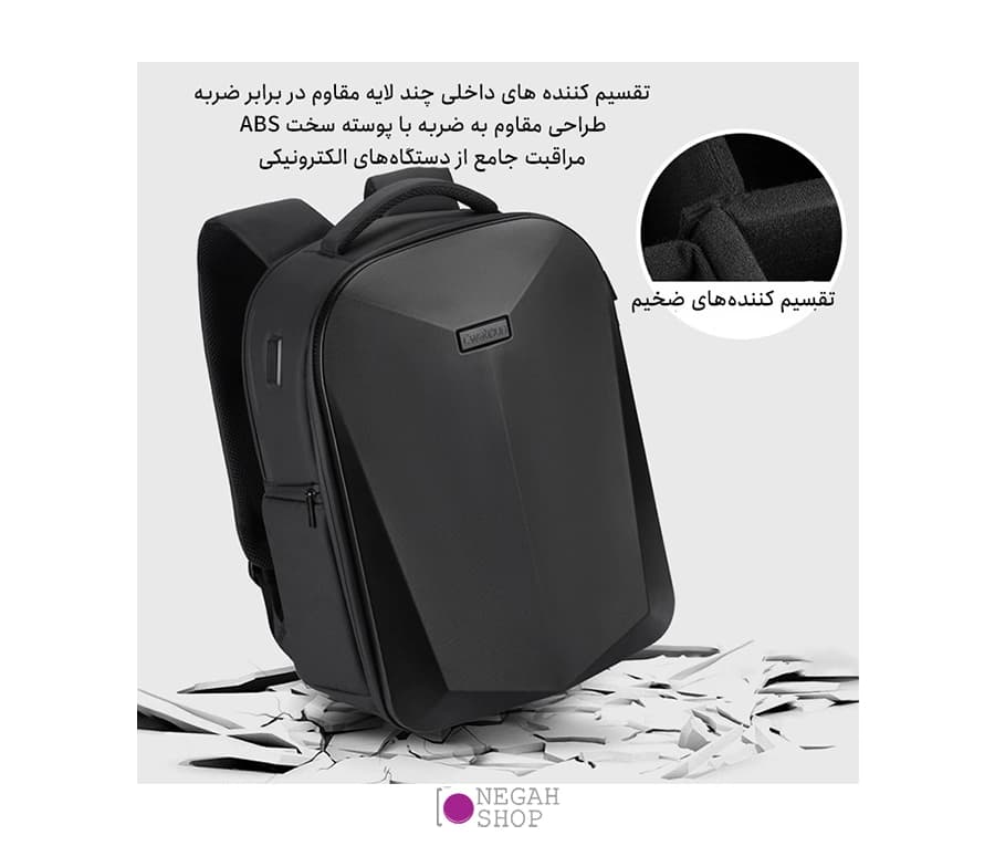 کیف کوله پشتی دوربین عکاسی Cwatcun D108 — تصویر ۶