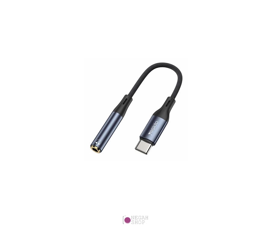 کابل تبدیل صدا Yesido YAU38 Type-C to 3.5mm Female