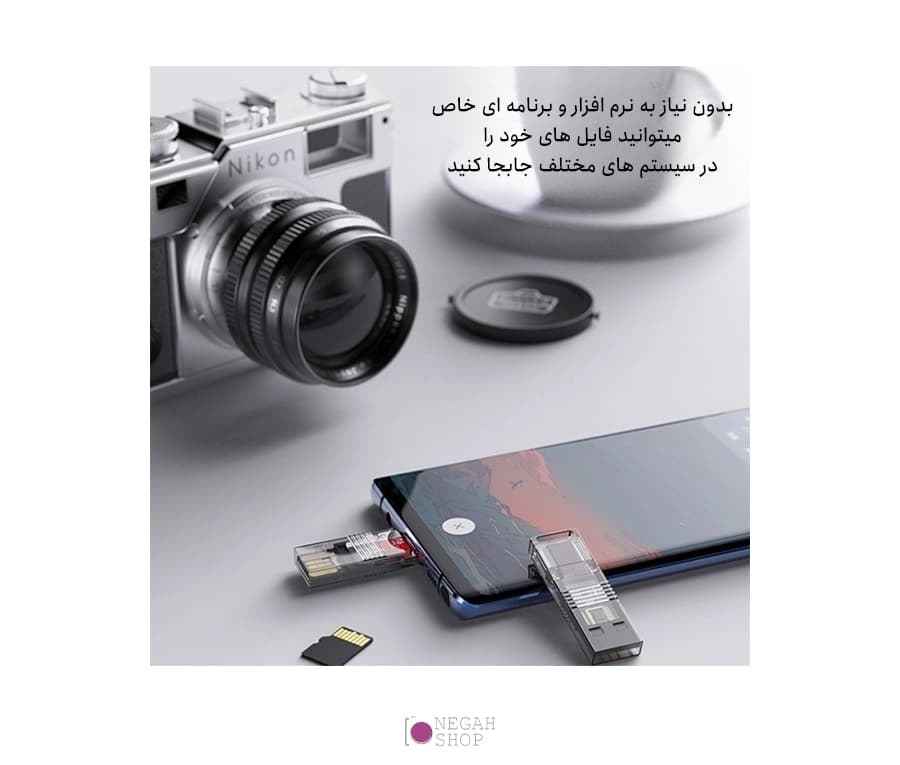 رم ریدر Yesido GS21 TF Card (Micro SD) — تصویر ۸