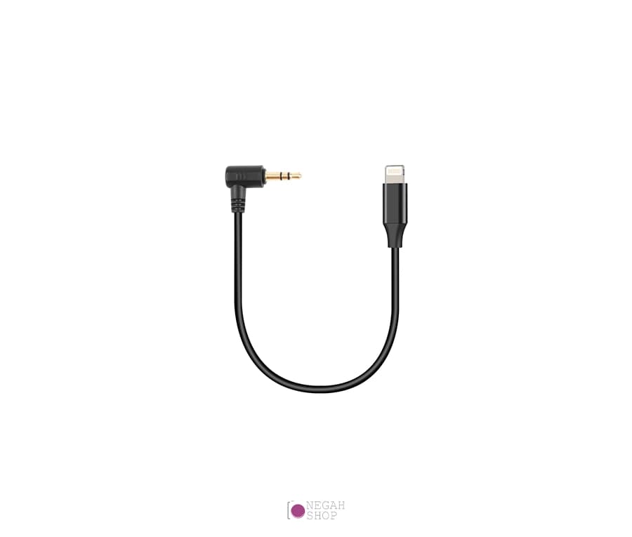 کابل تبدیل صدای جک 3.5 میلیمتری TRS نری به Puluz PU655B Lightning