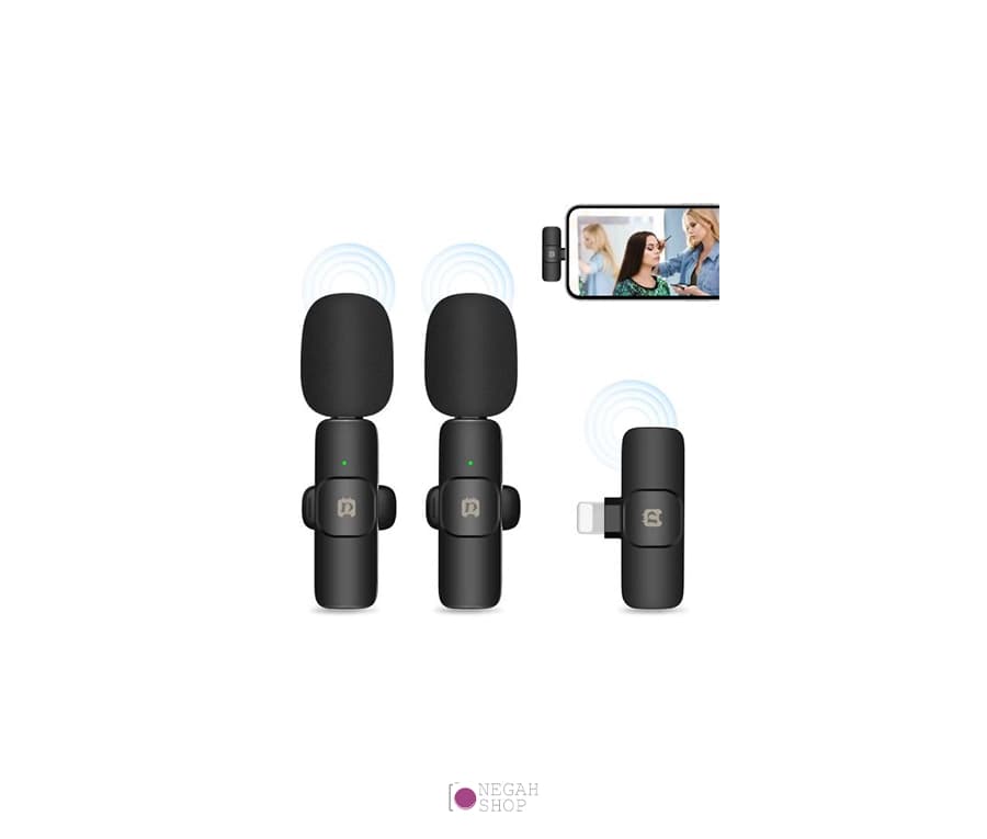 میکروفون بی سیم دو کاناله Puluz PU3150B Lightning