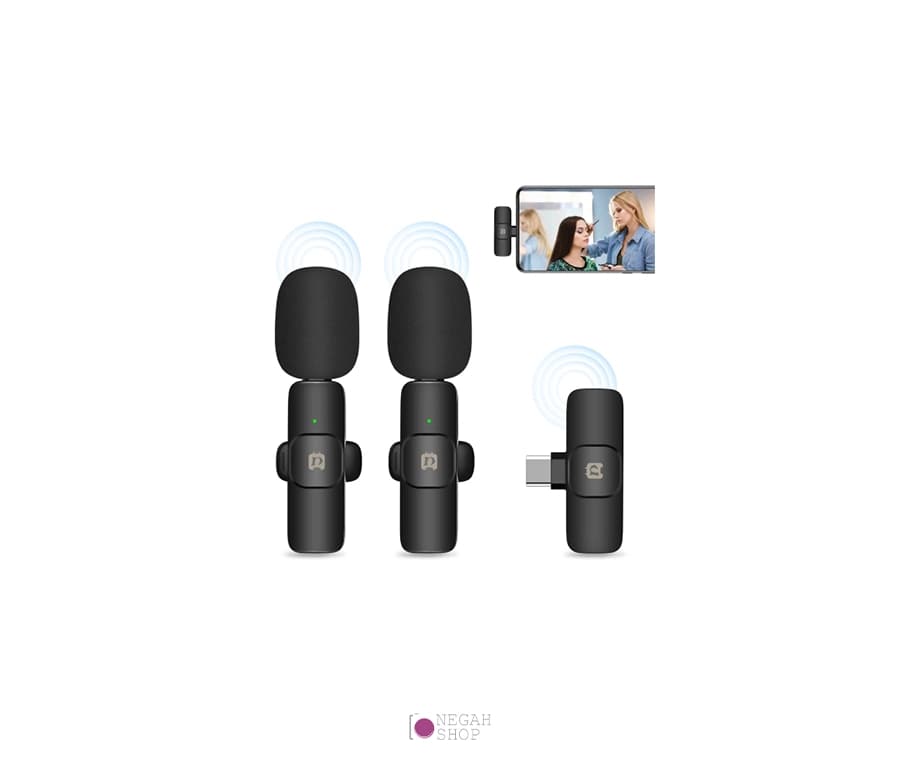 میکروفون بی سیم دو کاناله Puluz PU3151B Type C