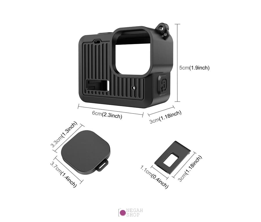کاور محافظ گوپرو Puluz PU717B مناسب دوربین Gopro Hero 2024 — تصویر ۶