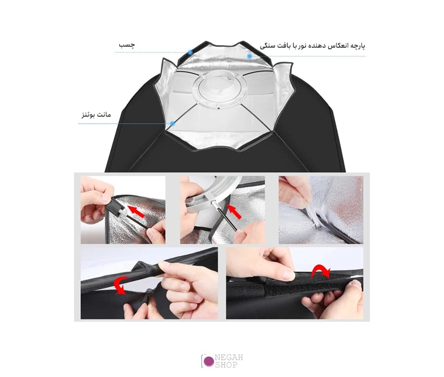 کیت نور پلوز Puluz PKT3111EU — تصویر ۳