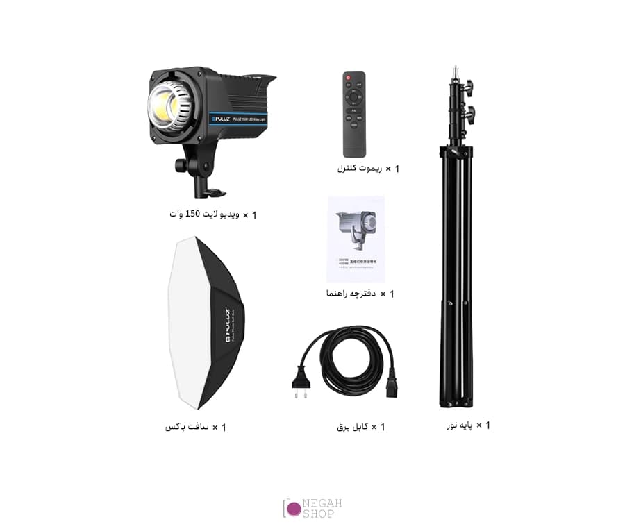 کیت نورپردازی پلوز Puluz PKT3108EU — تصویر ۲