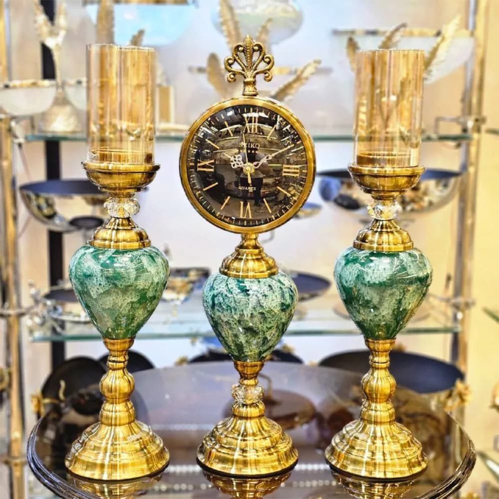ست شمعدان و ساعت — تصویر ۴