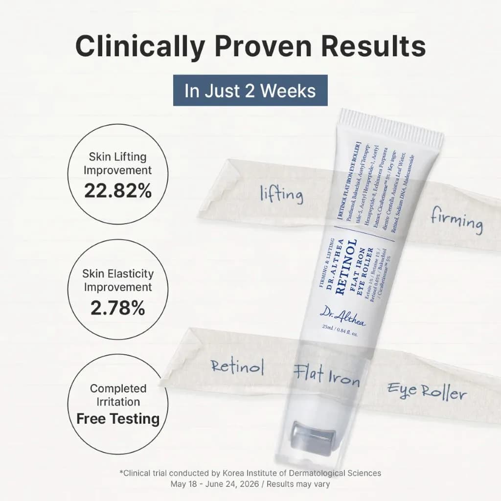 سرم دور چشم رتینول دکتر آلتیا مدل Retinol Flat Iron Eye Roller — تصویر ۷