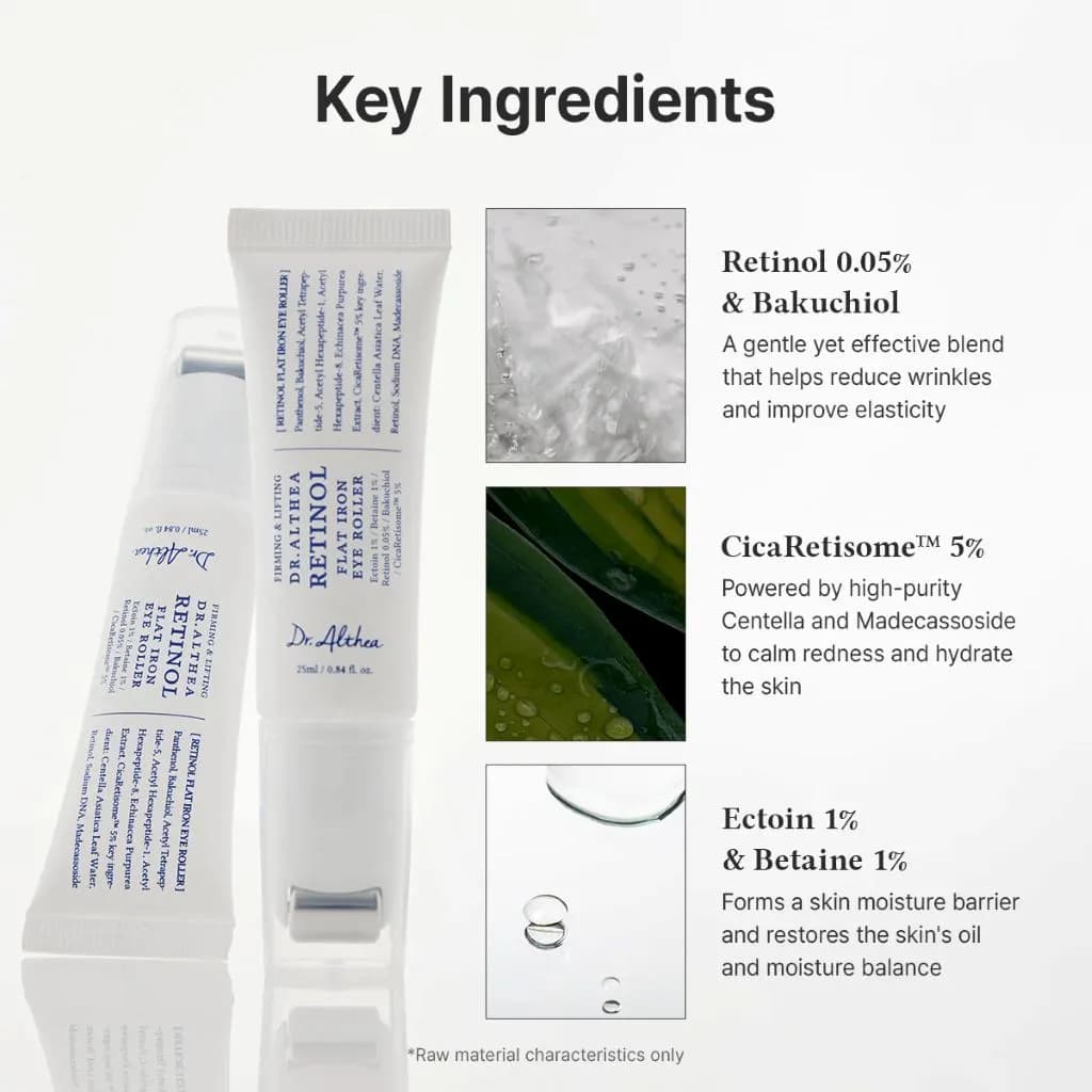 سرم دور چشم رتینول دکتر آلتیا مدل Retinol Flat Iron Eye Roller — تصویر ۴