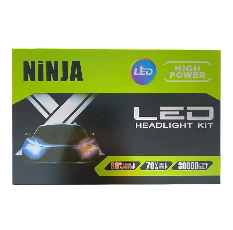لامپ هدلایت خودرو لنزو مدل NiNJA پایه H4 بسته دو عددی — تصویر ۲