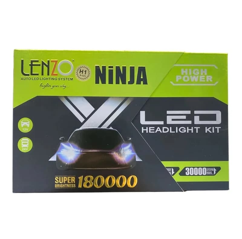لامپ هدلایت خودرو لنزو مدل NiNJA پایه H4 بسته دو عددی — تصویر ۵