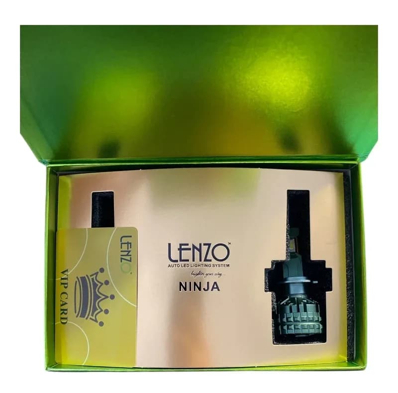 لامپ هدلایت خودرو لنزو مدل NiNJA پایه H4 بسته دو عددی — تصویر ۸