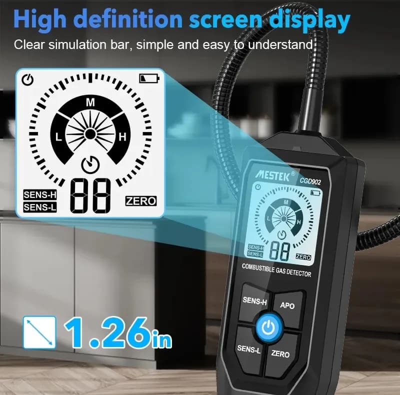 نشت یاب گاز دیجیتال مستک مدل CGD902 — تصویر ۵