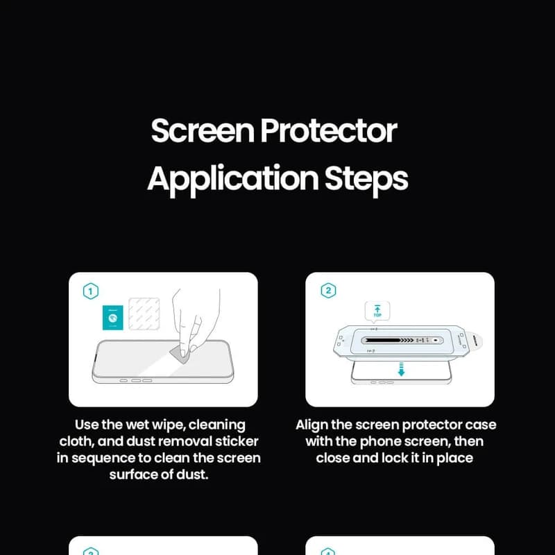گلس تمام صفحه تمام چسب آیفون Apple iPhone 16 Pro Max Nillkin CP+ Pro — تصویر ۸