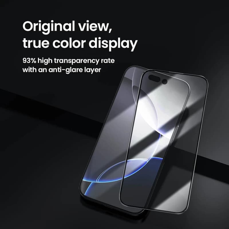 گلس تمام صفحه تمام چسب آیفون Apple iPhone 16 Pro Max Nillkin CP+ Pro — تصویر ۴