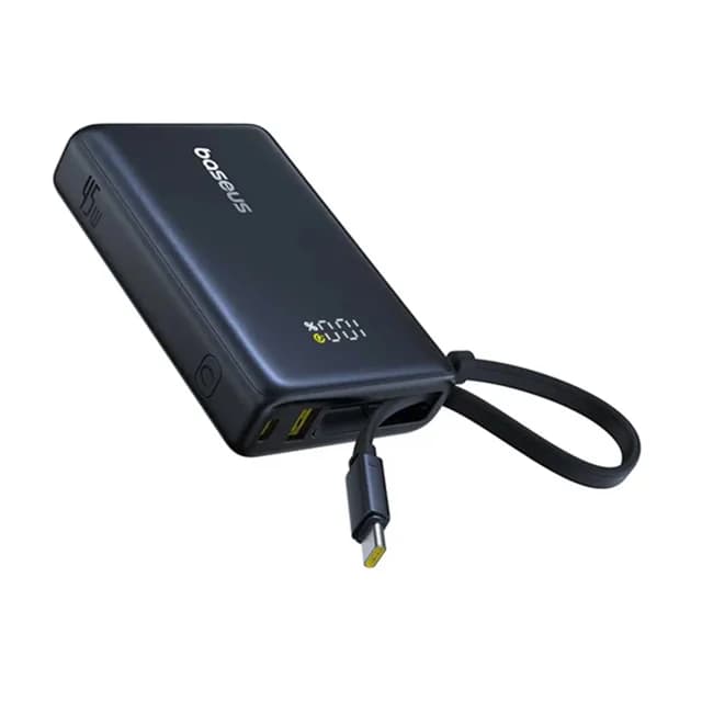 پاوربانک 45 وات باسئوس مدل P10076803123-00 ظرفیت 10000 میلی‌ آمپر ساعت — تصویر ۳