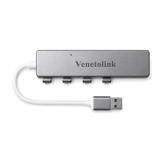 هاب 4 پورت ونتولینک مدل 9013 (3× USB 2.0 ×3 – USB 3.0) دارای پورت تأمین برق — تصویر ۳