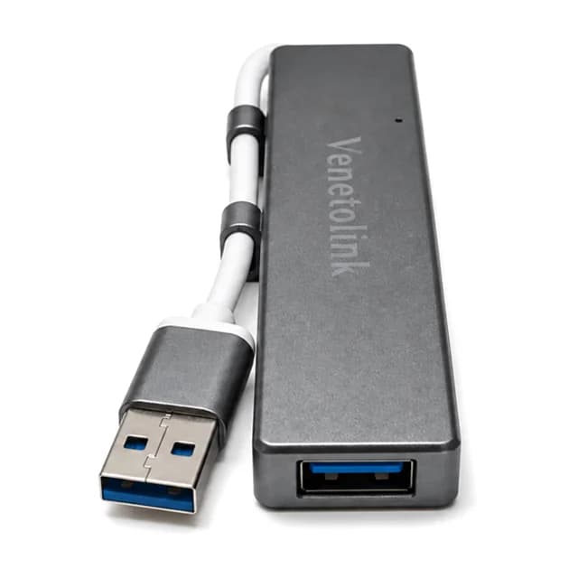 هاب 4 پورت ونتولینک مدل 9013 (3× USB 2.0 ×3 – USB 3.0) دارای پورت تأمین برق — تصویر ۲