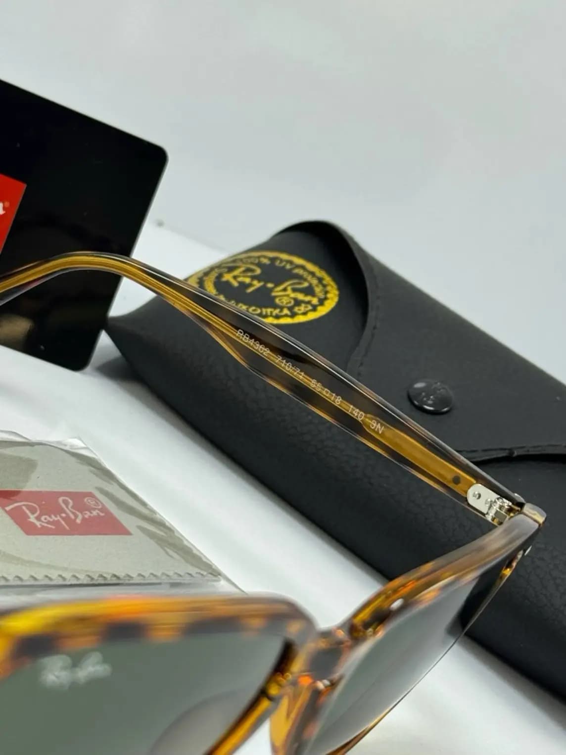 عینک هاوانا سبز Rayban rb-4362 — تصویر ۴