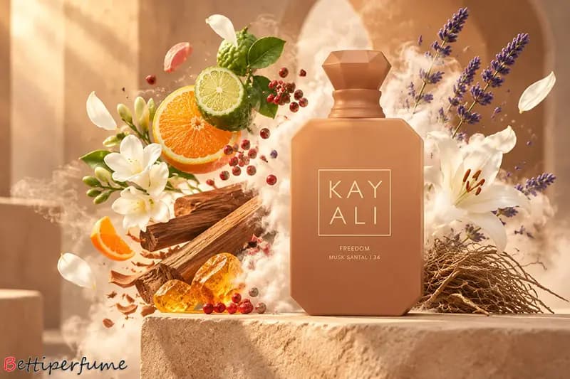 عطر ادکلن کایالی فریدوم ماسک سانتال 34 | Kayali Freedom Musk Santal 34 — تصویر ۵