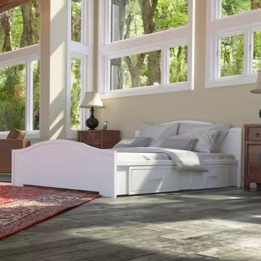 تخت خواب دو نفره مدل FH277 سایز 160×200 سانتی متر مبلمان فرنا مدل 1145541