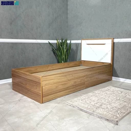 تخت خواب یک نفره رنگ بندی 30027 مبلمان فرنا مدل 1145527