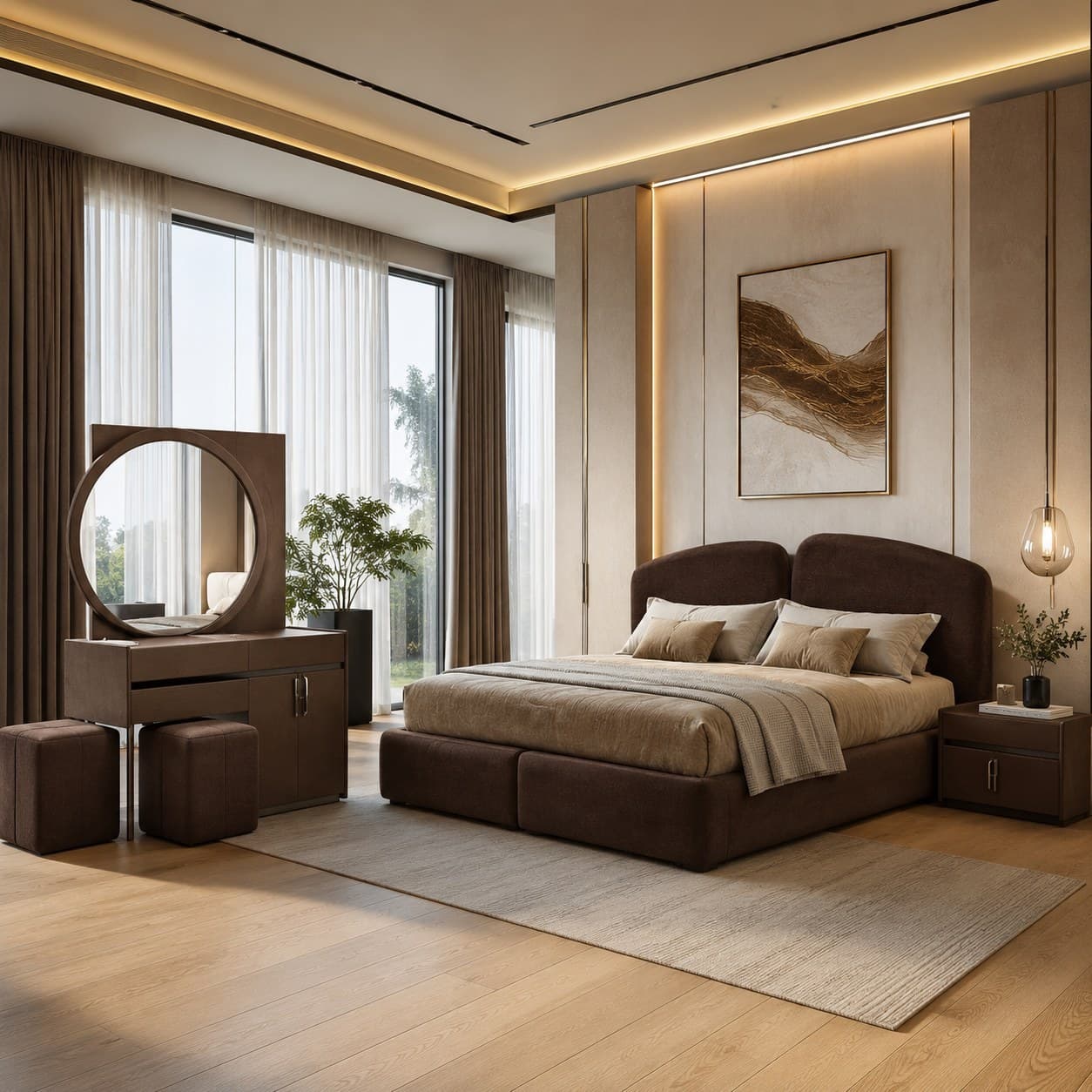 تخت خواب مدل ایلار مبلمان فرنا مدل 1145416 — تصویر ۳