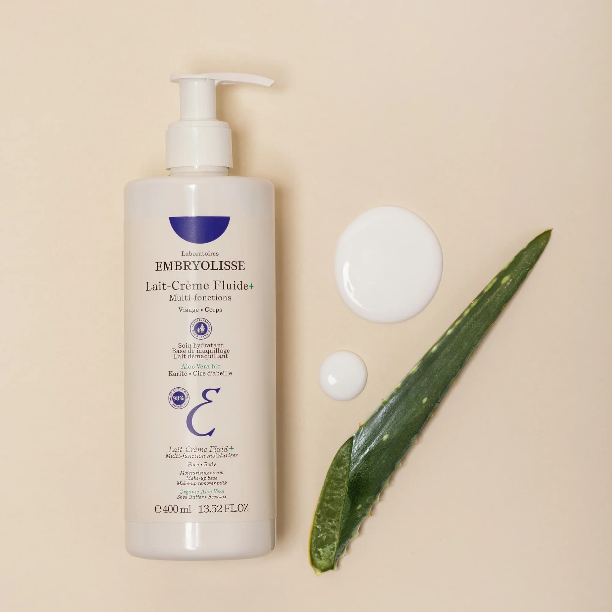لوسیون کرم مرطوب کننده و آبرسان چند منظوره امبریولیس Embryolisse حجم 400 میل(ضمانت اورجینال + ارسال سریع) — تصویر ۳