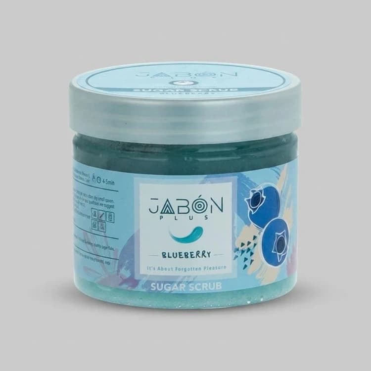 اسکراب بدن Jabon Plus مدل Blueberry حجم 450 میلی لیتر — تصویر ۴