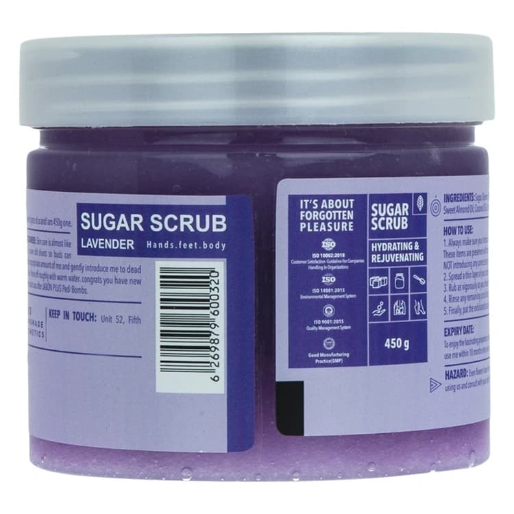 اسکراب بدن Jabon Plus مدل Lavender حجم 450 میلی لیتر — تصویر ۳