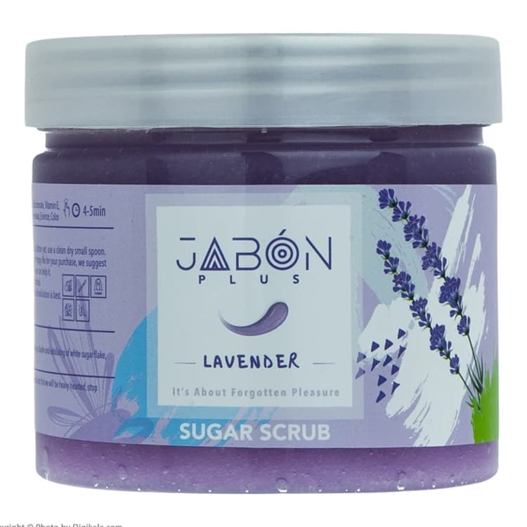 اسکراب بدن Jabon Plus مدل Lavender حجم 450 میلی لیتر