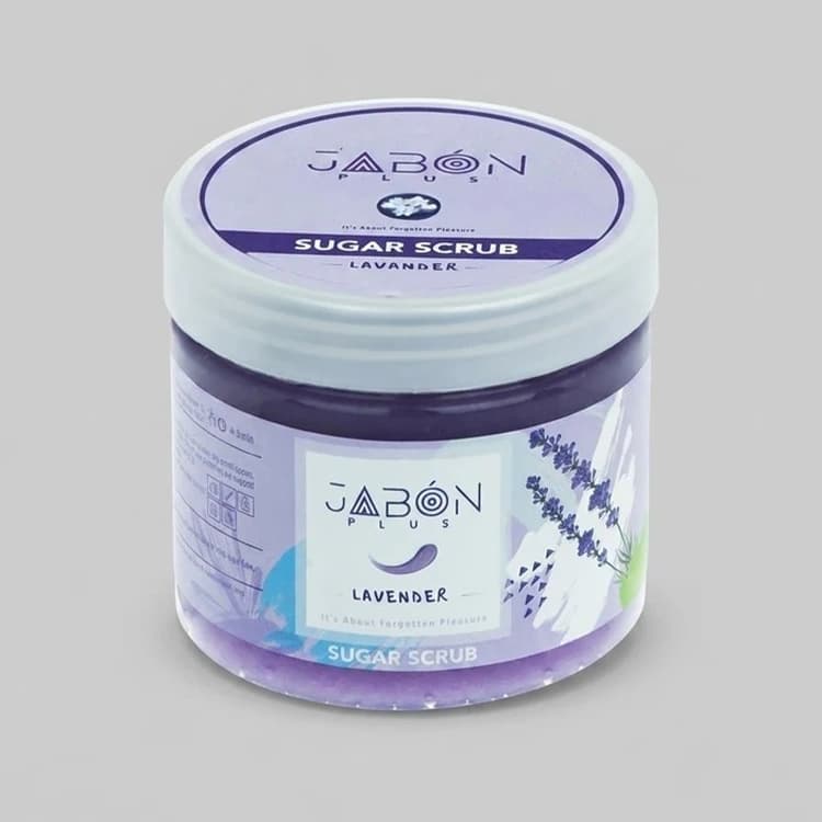 اسکراب بدن Jabon Plus مدل Lavender حجم 450 میلی لیتر — تصویر ۲