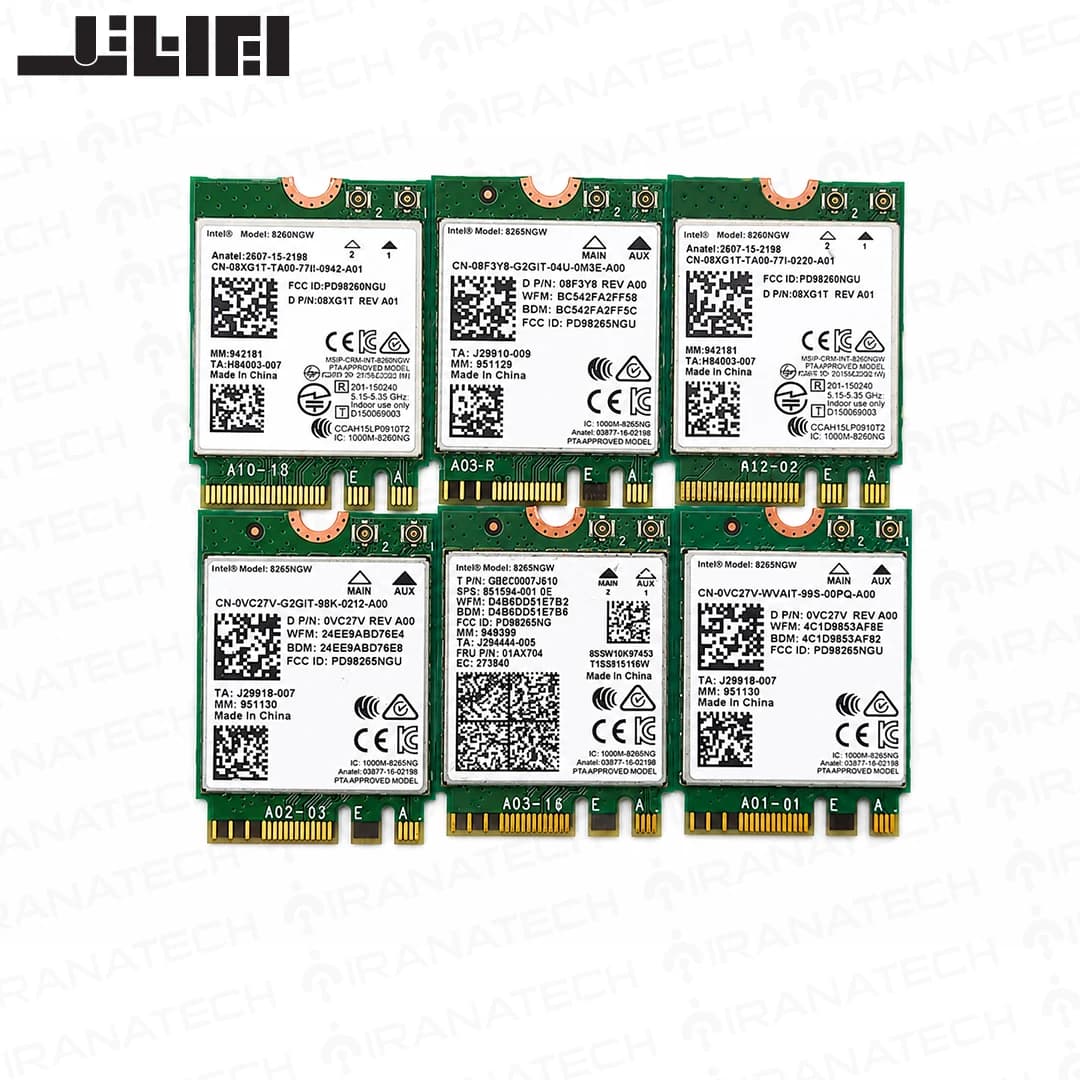 ماژول وای فای بلوتوث 8265NGW مدل Intel Dual Band Wireless-AC — تصویر ۳