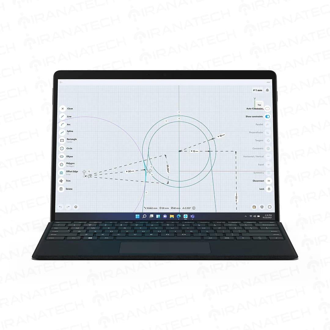 سرفیس پرو 9 + کیبورد Core i7 / 16GB RAM / 512GB SSD — تصویر ۱۲