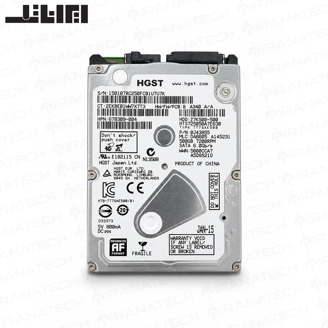 هارد لپ تاپ 500 گیگابایت HDD برند HGST