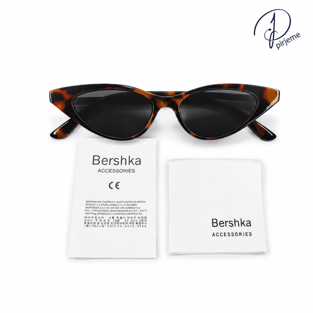 عینک آفتابی گربهای پلنگی زنانه bershka اصل — تصویر ۶